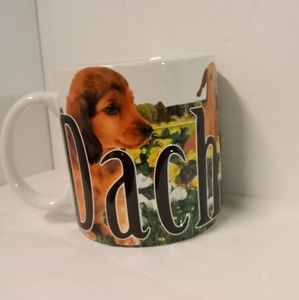 America Ware 3D Dachshund Mug 12 oz  Porcelain Ceramic